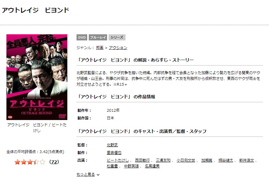 映画 アウトレイジ ビヨンドの動画を無料でフル視聴できるサイトまとめ 映画動画大陸